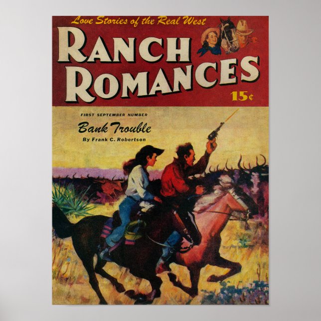 Ranch Romances Magazine Cover Poster (Front)