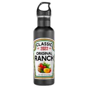 Ranch Sauce Green Salad Dressing Halloween Costume 710 Ml Water Bottle