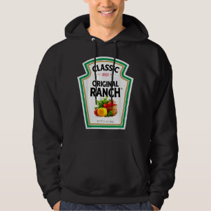 Ranch Sauce Green Salad Dressing Halloween Costume Hoodie