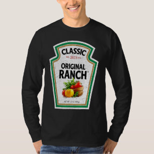 Ranch Sauce Green Salad Dressing Halloween Costume T-Shirt