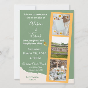 RANCH-STYLE WEDDING INVITATION