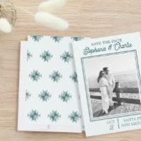 Ranch Wedding with photo Save The Date Invitation