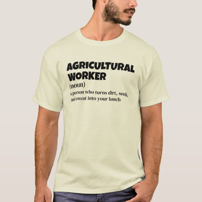 Ranch Worker – Funny Definition T-Shirt (Front)