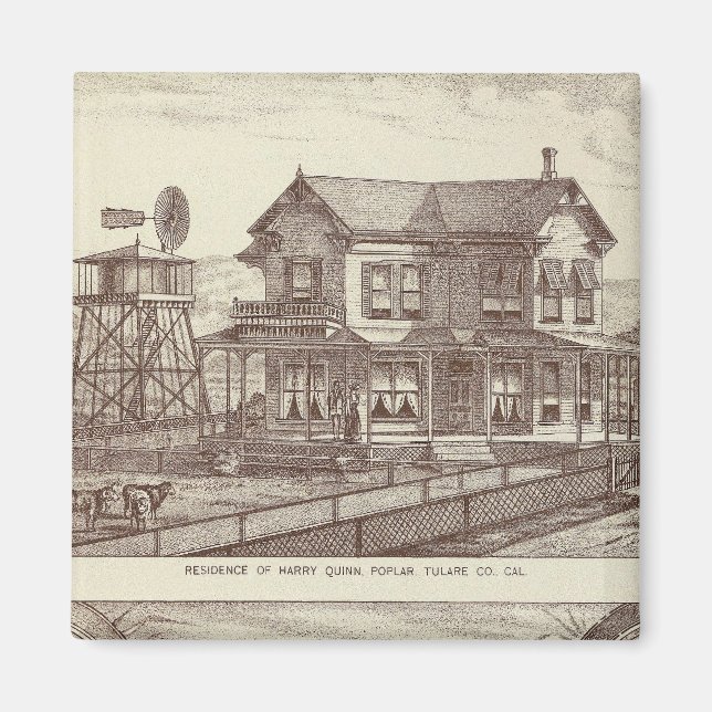 Ranches, Poplar, Cal Magnet (Front)