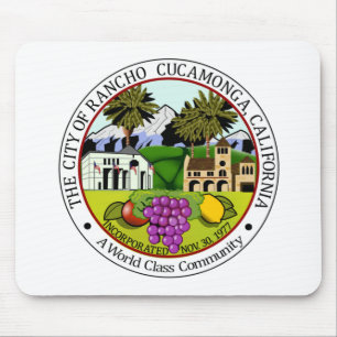 Rancho Cucamonga (California) City Seal Mouse Mat