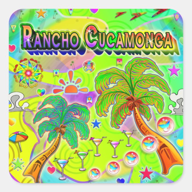 Rancho Cucamonga Mind Focus Sticker (Front)