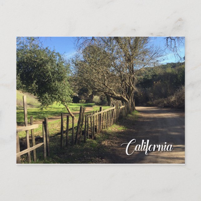 Rancho Fence View Postcard (Front)