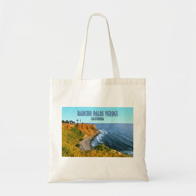 Rancho Palos Verdes California Point Vicente Tote Bag (Front)