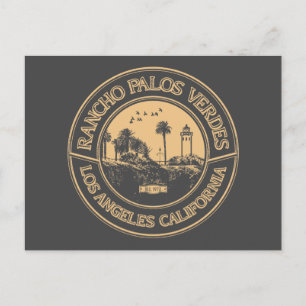 RANCHO PALOS VERDES - POINT VICENTE LIGHTHOUSE POSTCARD