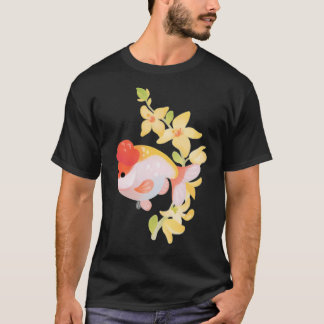 Ranchu And Forsythias 1  T-Shirt