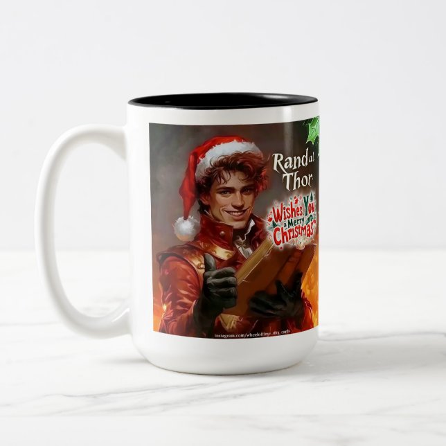 Rand al'Thor Christmas Two-Tone Coffee Mug (Left)