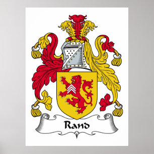 Rand Family Crest Poster