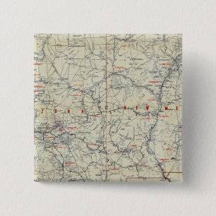 Rand McNally Official 1925 Auto Trails 15 Cm Square Badge