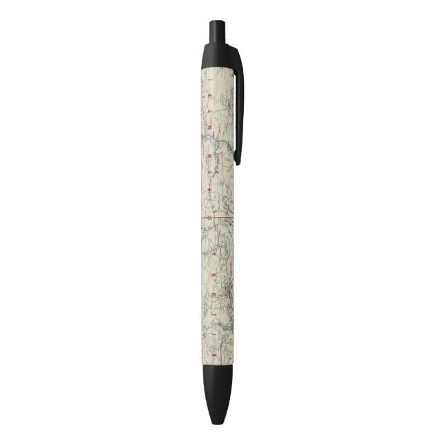 Rand McNally Official 1925 Auto Trails Black Ink Pen (Bottom (Vertical))