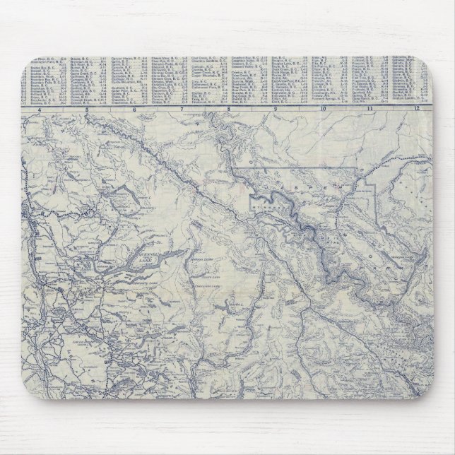 Rand McNally Official 1925 Auto Trails Map 2 Mouse Mat (Front)