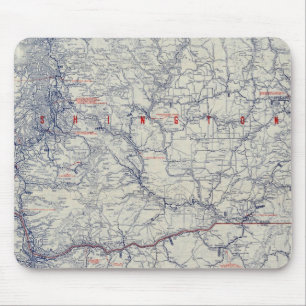 Rand McNally Official 1925 Auto Trails Map Mouse Mat