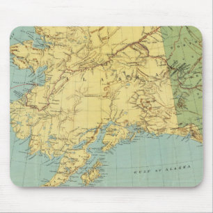 Rand McNally's Map Of Alaska Mouse Mat
