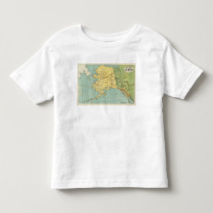 Rand McNally's Map Of Alaska Toddler T-Shirt