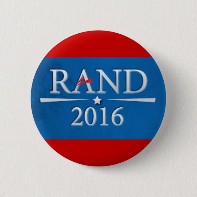 Rand Paul 2016 6 Cm Round Badge (Front)