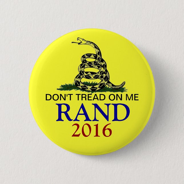 Rand Paul 2016 6 Cm Round Badge (Front)