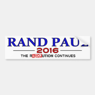 Rand Paul 2016 Bumper Sticker