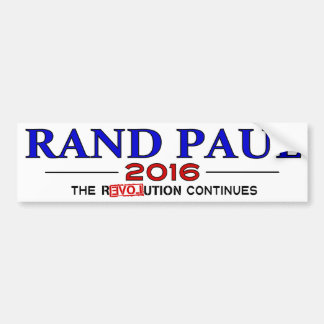 Rand Paul 2016 Bumper Sticker