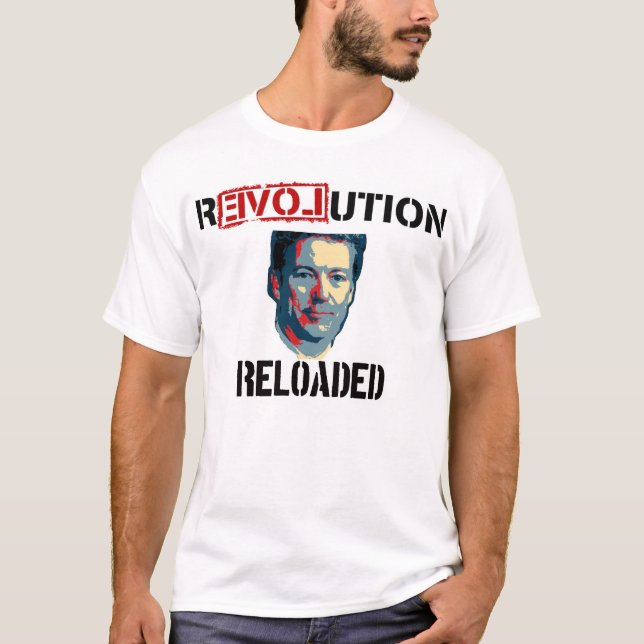 Rand Paul 2016 Revolution Reloaded T-Shirt (Front)