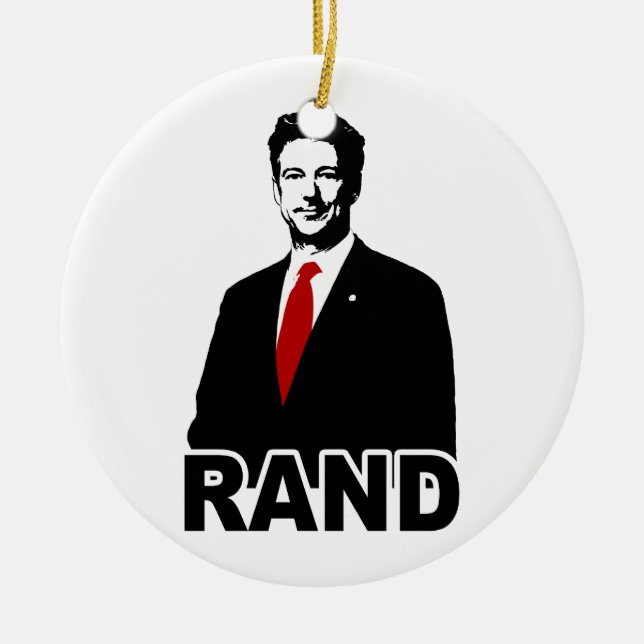 Rand Paul Ceramic Tree Decoration (Front)