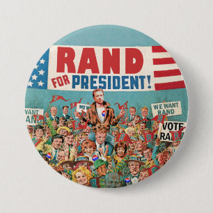 Rand Paul for President 2016 7.5 Cm Round Badge
