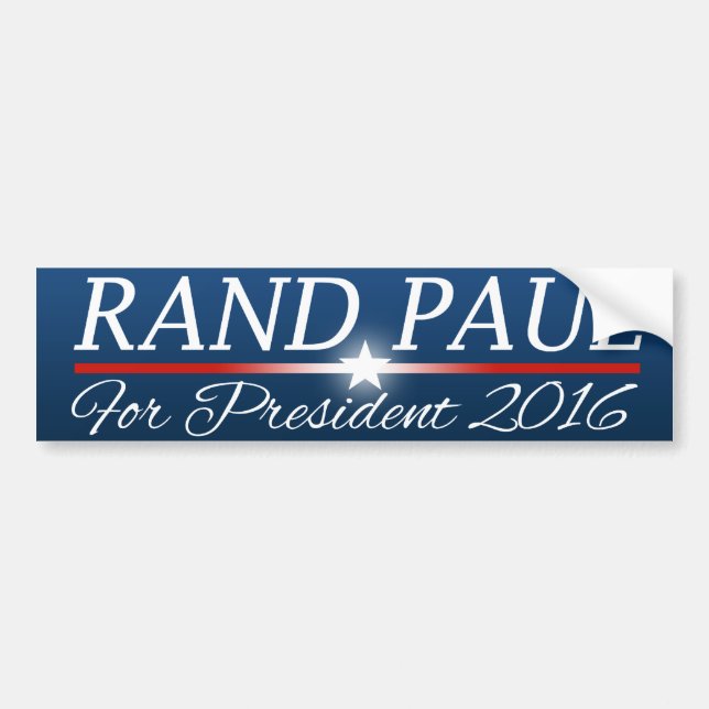 Rand Paul for President 2016 Bumper Sticker (Front)