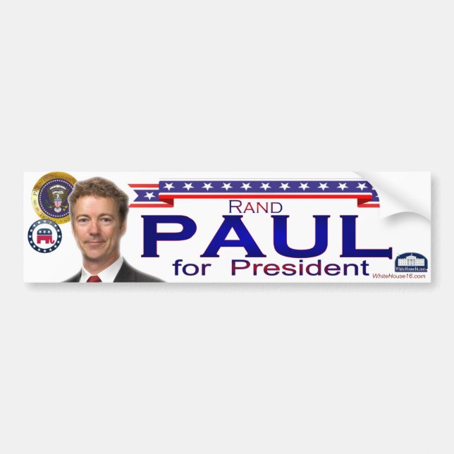 Rand Paul for President Bumper Sticker (Front)