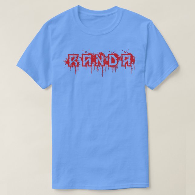 Randa - First Name Halloween Costume Personalised  T-Shirt (Design Front)