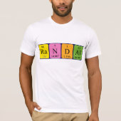 Randal periodic table name shirt (Front)