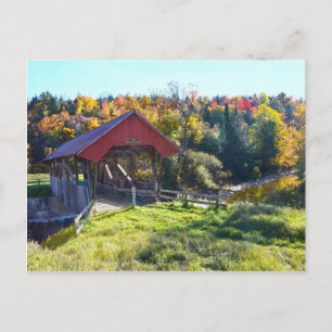 Randall Covered Bridge, Lyndon, Vermont Postcard