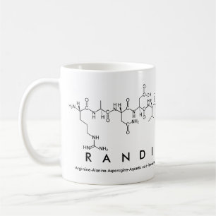 Randi peptide name mug