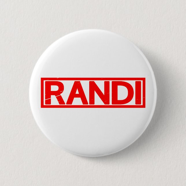 Randi Stamp 6 Cm Round Badge (Front)