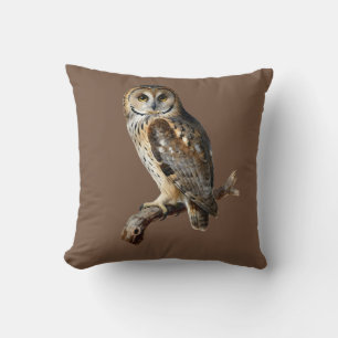 “Randolph” - A Watchful Silence, An Owl’s Portrait Cushion
