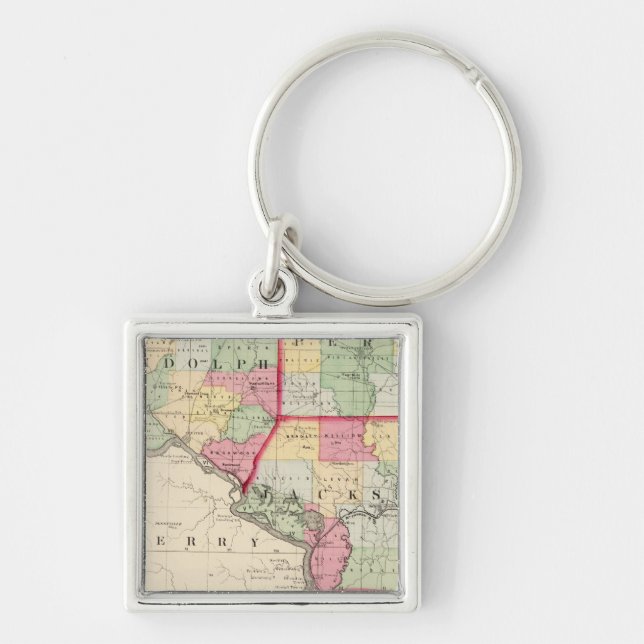 Randolph, Perry, Jackson counties Key Ring (Front)