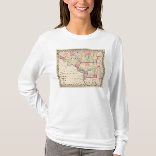 Randolph, Perry, Jackson counties T-Shirt (Front)