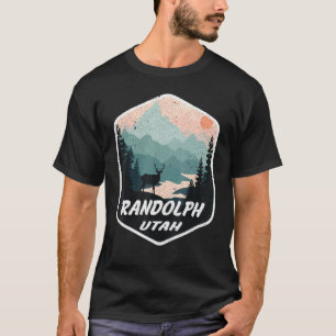Randolph Utah Ut Mountains Hike Hiking Souvenir T-Shirt