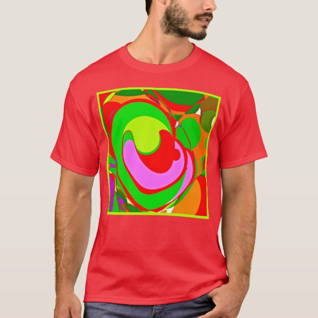 Random Abstract Pattern T-Shirt (Front)