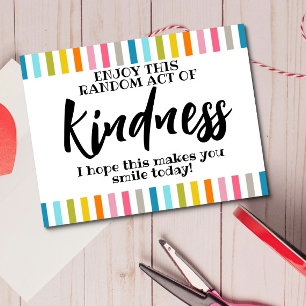 Random act of kindness greetings card