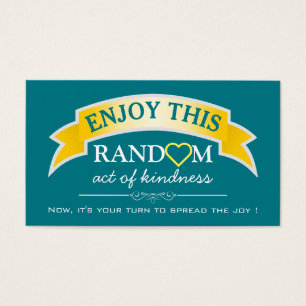 Random Acts Of Kindness Cards