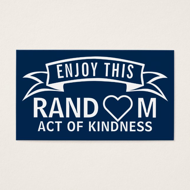Random Acts Of Kindness Cards (Front)
