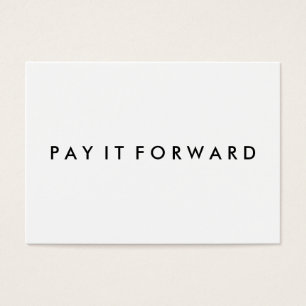 Random Acts of Kindness Pay It Forward Card