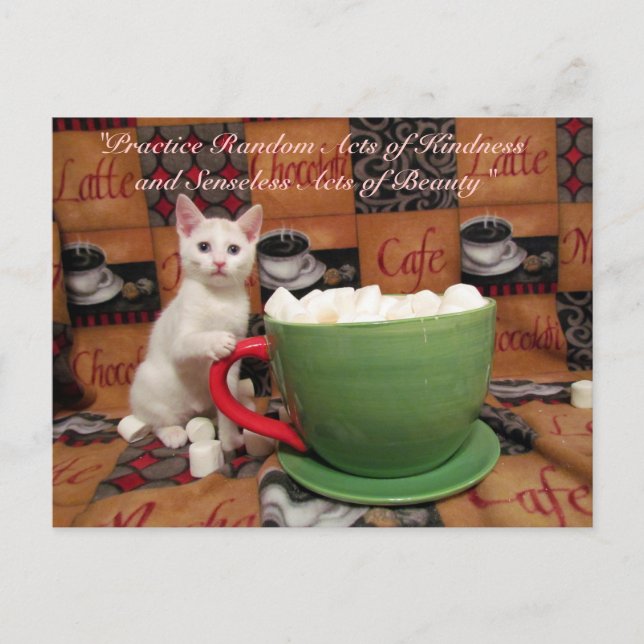 Random Acts of Kindness Postcard - Audrey (Front)