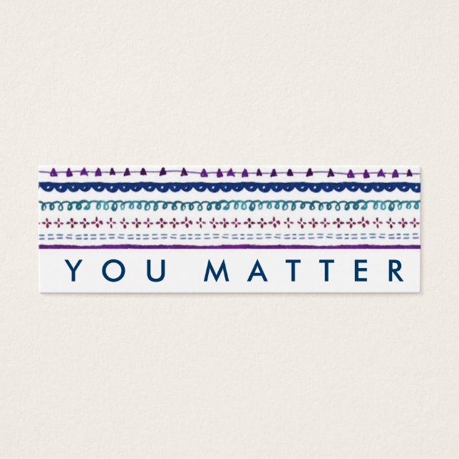 Random Acts of Kindness You Matter Cards (Front)