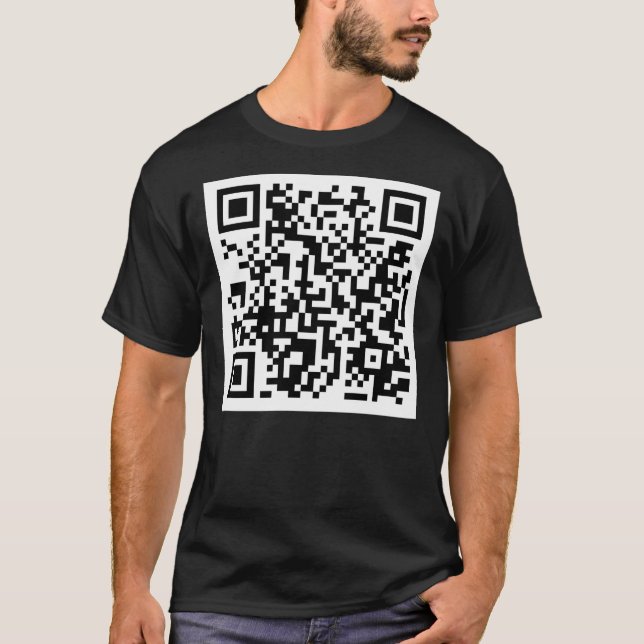 Random Animal Photo Generator QR Code  T-Shirt (Front)