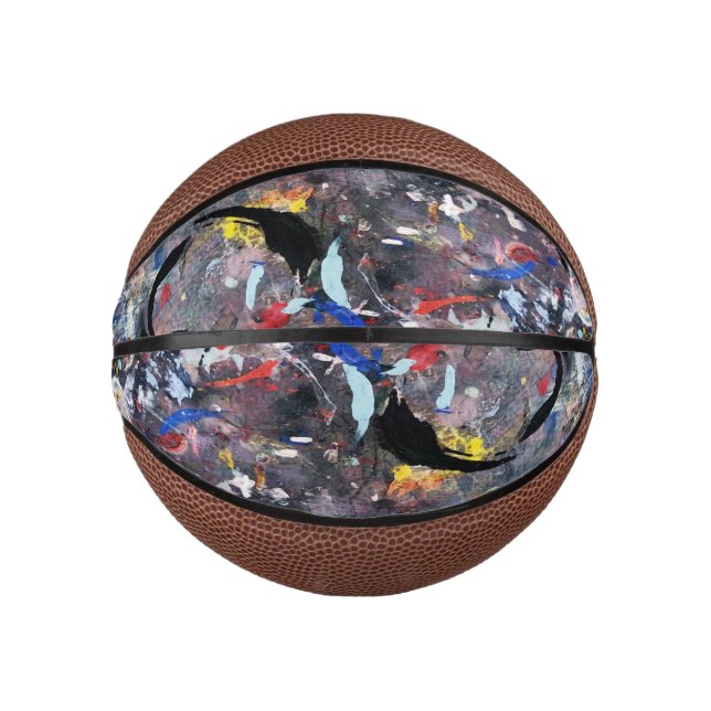 random art mini basketball (Front)