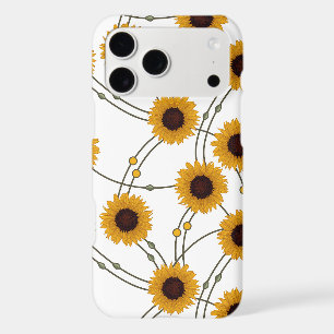 Random Art Nouveau Sunflowers Retro Floral Yellow